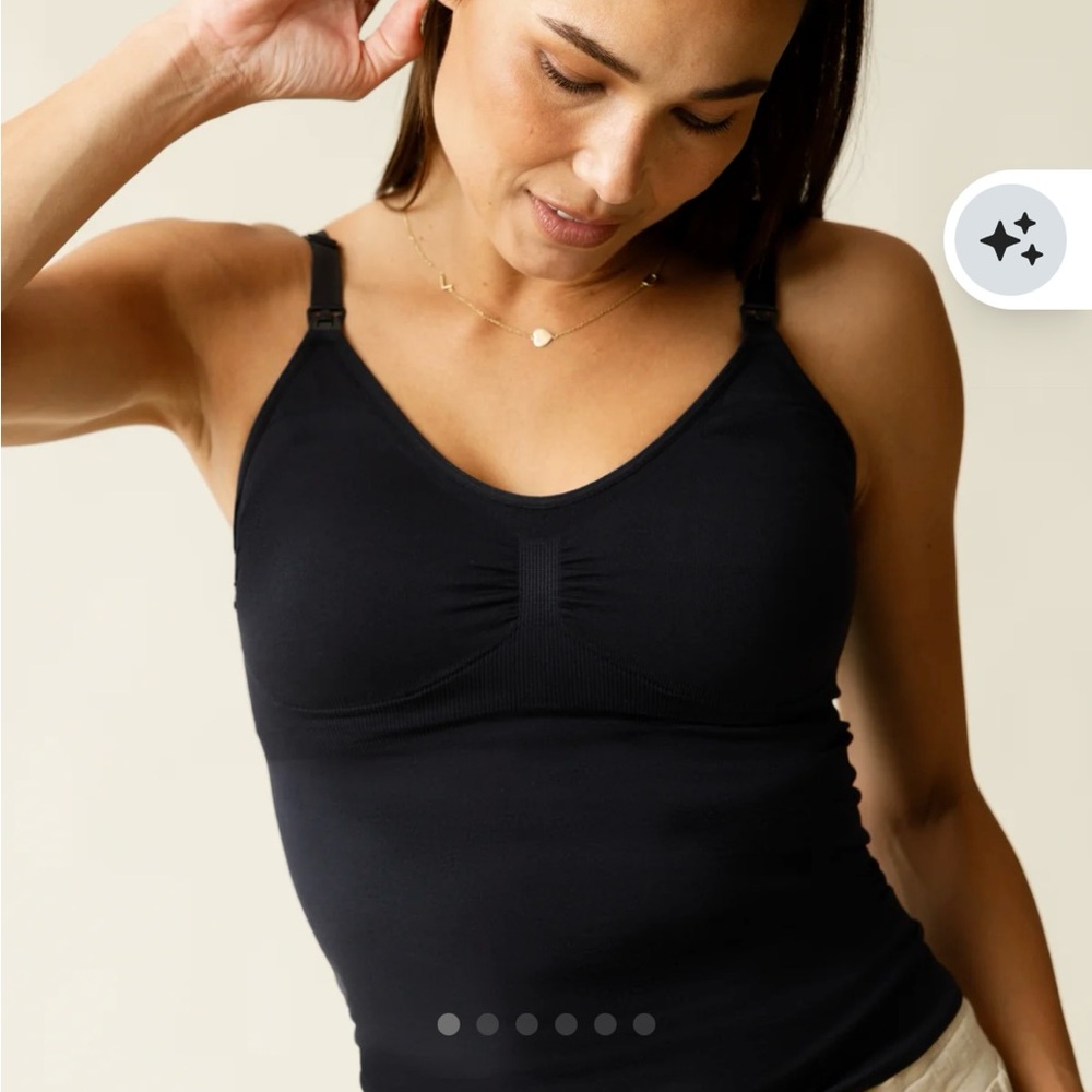 NWT Kindred Bravely Simply Sublime Maternity Nursing Tank Black Size Small (B-D)
